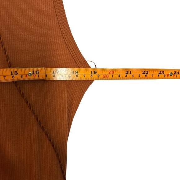 Anthropologie Marina BOHO Festival Wide-Leg Jumpsuit in Orange Rust Size Small - Picture 13 of 16